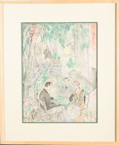 Ethel MARS (1876-1959).


Card players, circa...