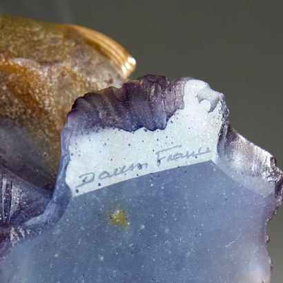 DAUM France.

Crystal vase, pâte de verre...