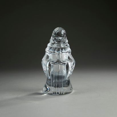 BACCARAT.
Kneeling child praying.
Crystal...