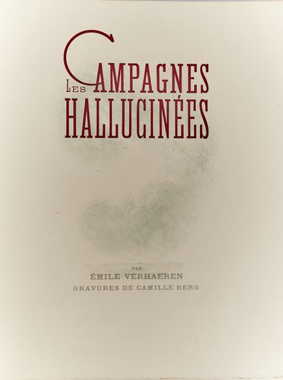 VERHAEREN (Emile). Les Campagnes hallucinées....