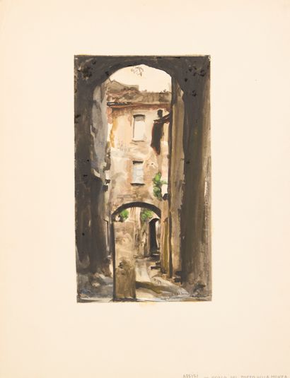 Monique JORGENSEN (1906-?). 
The town of...