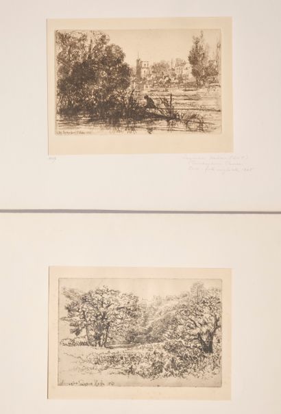 Sir Francis SEYMOUR HADEN (1818 - 1910).
Twickenham...