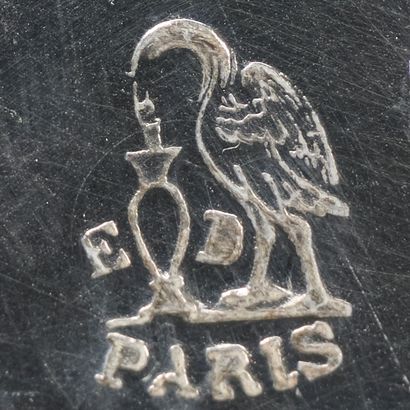 Champagne seal in silver-plated metal, the...
