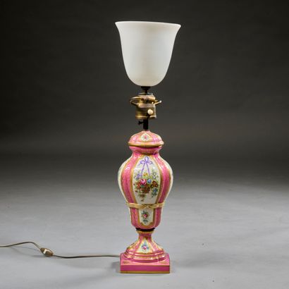 PARIS.

Large covered baluster-shaped porcelain...