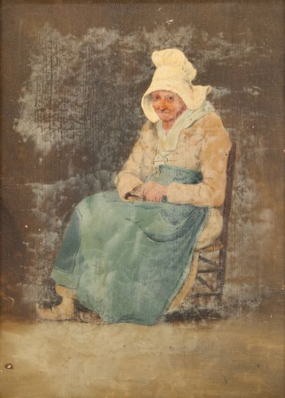 LACOURD (?) (19th century).
Portraits of...