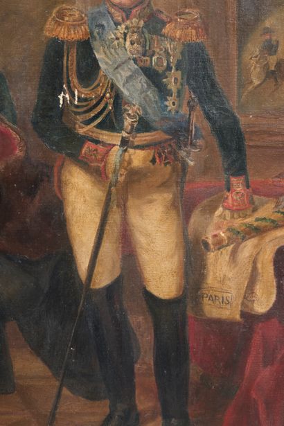 20th century school.
Portrait of a general...