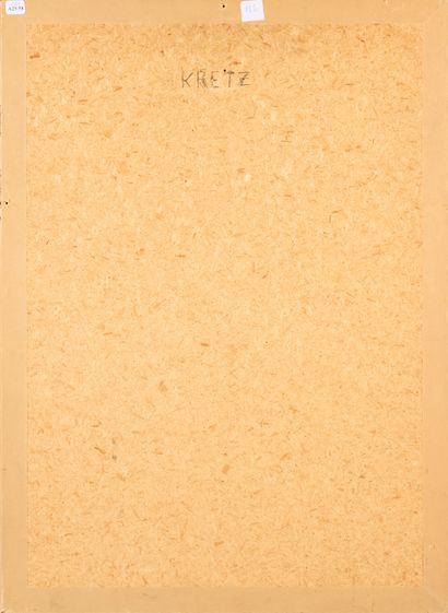 Léopold KRETZ (1907-1990).

Self-portrait...