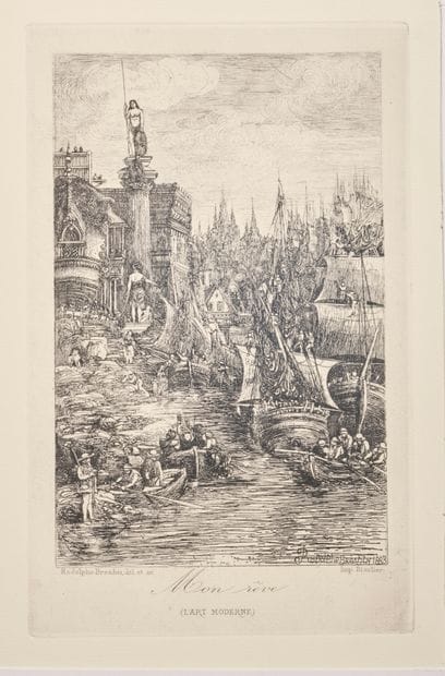 Rodolphe BRESDIN (1822 - 1885).
My Dream....