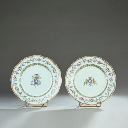 CHINA, Compagnie des Indes - 18th century.

Two...