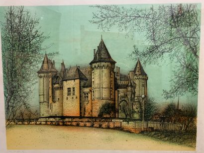 Jean CARZOU (1907-2000).

Saumur, 1987.

Lithograph...