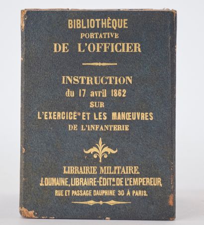 Bibliothèque portative de l'officier - Instruction...