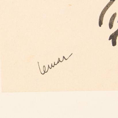 Marcel LEMAR (1882-1941). 
Crouching Bear....