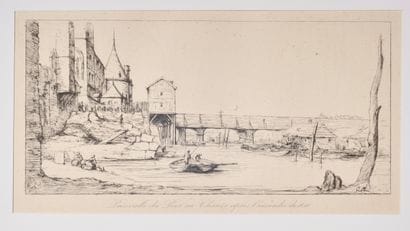 Charles MERYON (1821 - 1868).
Le Petit Pont...