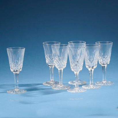 WATERFORD (Ireland).

Set of seven cut crystal...
