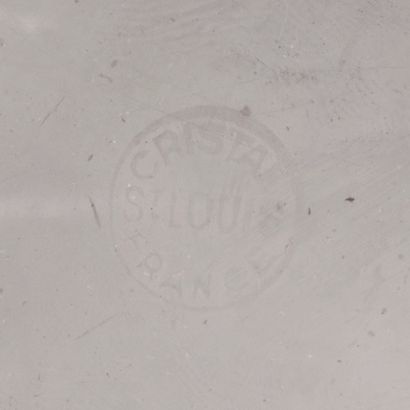 SAINT-LOUIS. 

Part of a toilet set in cut...