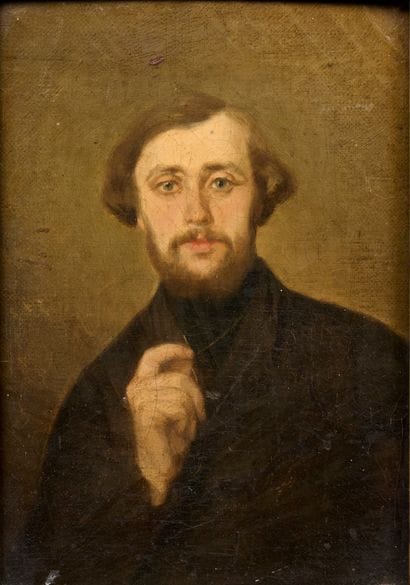 French school of the 19th century.
Portrait...
