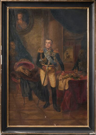 20th century school.
Portrait of a general...