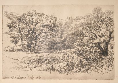 Sir Francis SEYMOUR HADEN (1818 - 1910).
Twickenham...