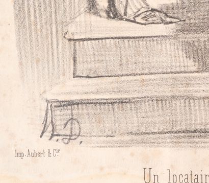 Honoré DAUMIER (1808 - 1879).
Reunion of...