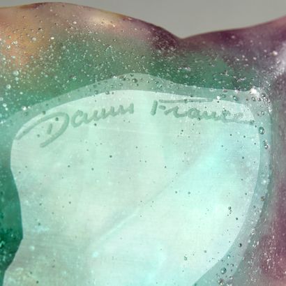DAUM France.

Crystal vase, pâte de verre...