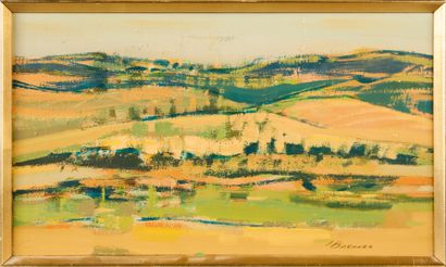 Jacques BRENNER (born 1936).
Landscape.
Oil...