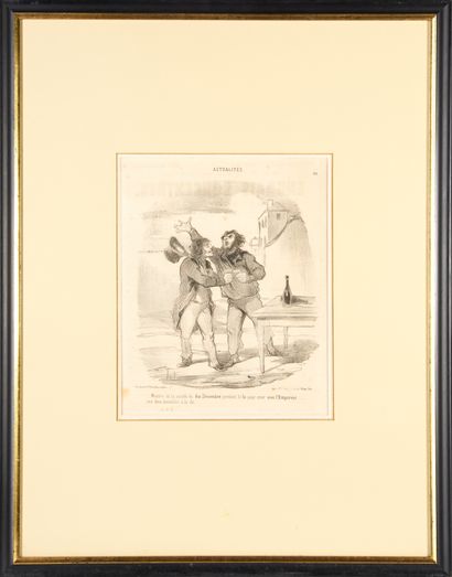 Honoré DAUMIER (1808-1879). 
Set of five...
