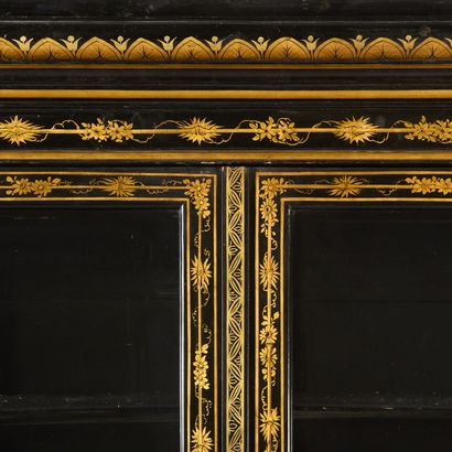 In the taste of China.

Black and gold lacquered...