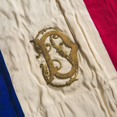 Fanion de véhicule du Président Paul Doumer,...
