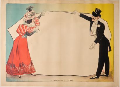 Avant la lettre lithographed advertising...
