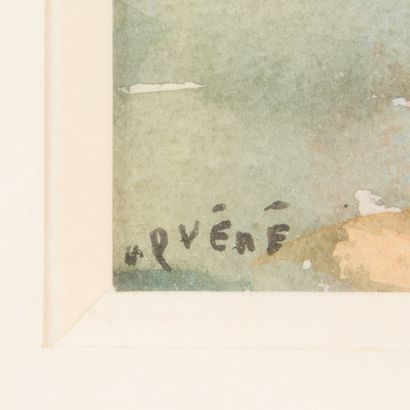 René QUÉRÉ (1932-2021). 

Landscape with...