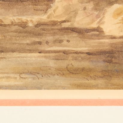 David I COX (1783-1859).

Landscape with...