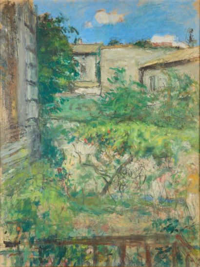 Albert ANDRÉ (1869-1954). 
Garden at Laudun....