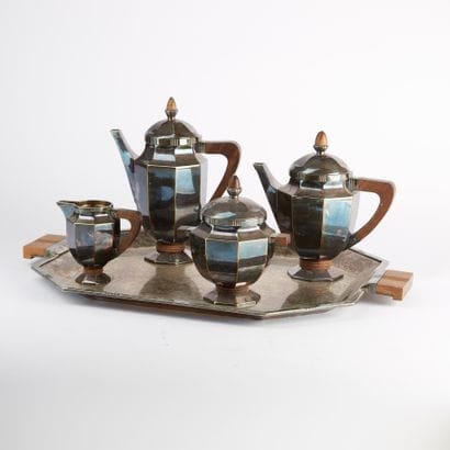 GALLIA. 
Five-piece tea and coffee service...