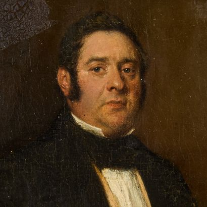 French school of the mid-nineteenth century.
Portrait...