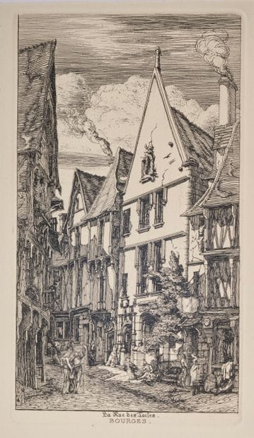 Charles MERYON (1821 - 1868).
Le Petit Pont...