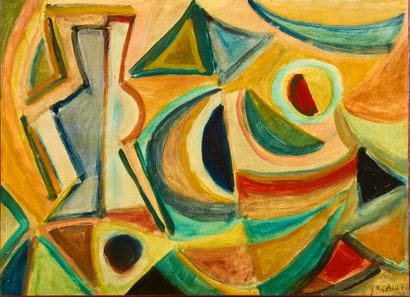 Nikolai ISSAEV (1891-1977).
Cubic composition.

Oil...