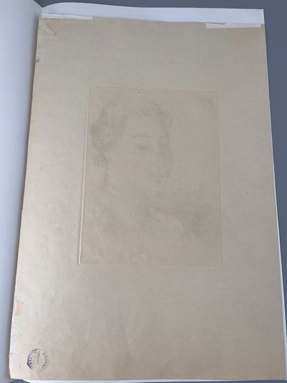 Othon COUBINE (1883-1969).
Portrait of a...