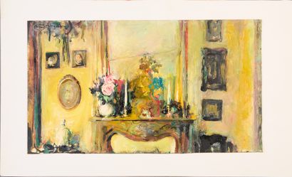 Monique JORGENSEN (1906-?).
Interior with...