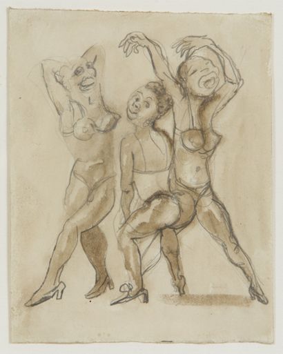 A. VIALE (1907-1984).
Danseuses de Harlem,...