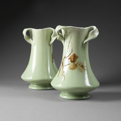 Clément MASSIER (1844-1917), Golf Juan.
Pair...