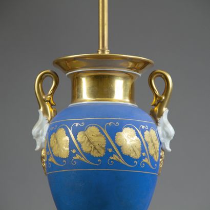 Pair of Médicis vases in cookie and enameled...
