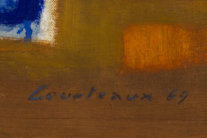Michel COURTEAUX (1918-2019). 
Composition...