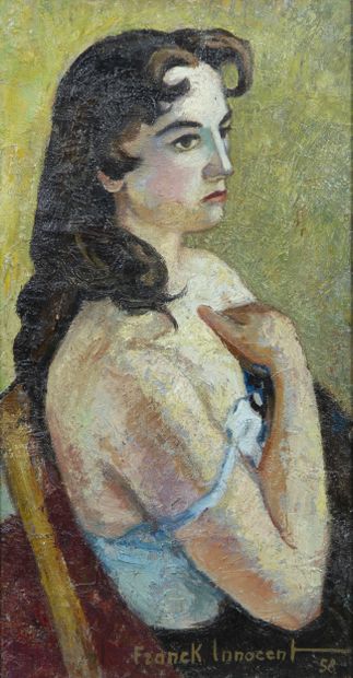 Franck INNOCENT (1912-1983).
Portrait de...