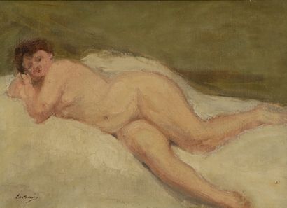 Maurice TASTEMAIN (1878-1942). 

Odalisque....