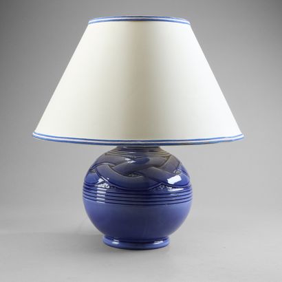 SAINT-CLEMENT.

Blue glazed ceramic ball...