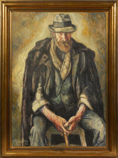 Marc TIMENOVITCH (1914-1936). 
Portrait d'homme...