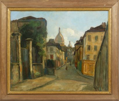 Emile Valentin CARDINAL (1883-1958). 
Montmartre,...