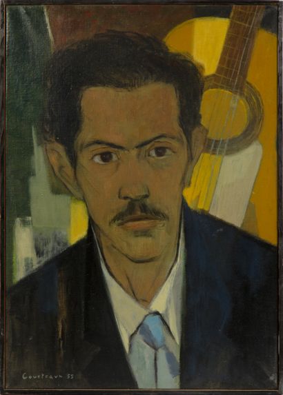 Michel COURTEAUX (1918-2019). 

Portrait...