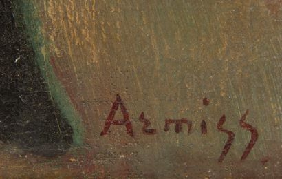 Paul ARMISS (1866-1946). 

La ronde. 

Huile...