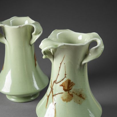 Clément MASSIER (1844-1917), Golf Juan.
Pair...